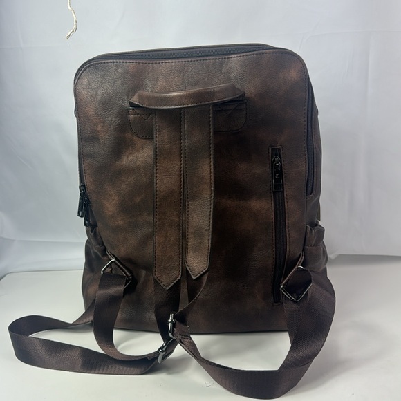 Cluci Travel Fashion Leather Designer Women's Large Backpack - Picture 3 of 16